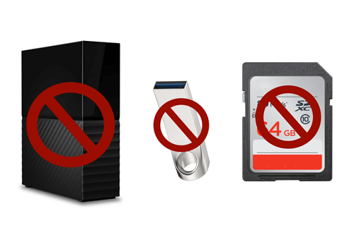 IBM bans the use of removable storage by employees