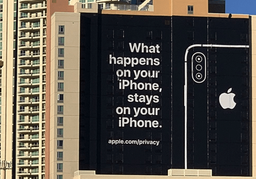 Apple took out a CES ad to troll its competitors over privacy