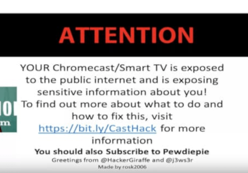 Did Your Smart-Tv Start Showing You Shows You Didn’t Subscribe To? “Thehackergiraffe” Says He’s Retired From Hacking Smart Tvs To Promote Pewdiepie