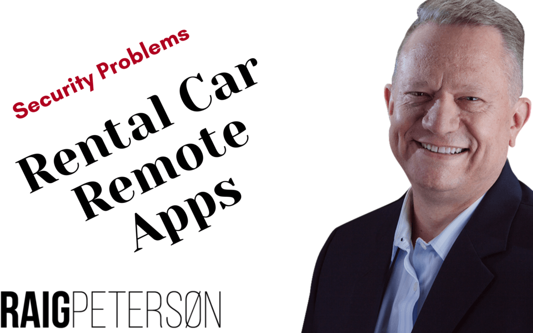 Automotive Apps originally designed for Personal Owners cause headaches for rental agencies.