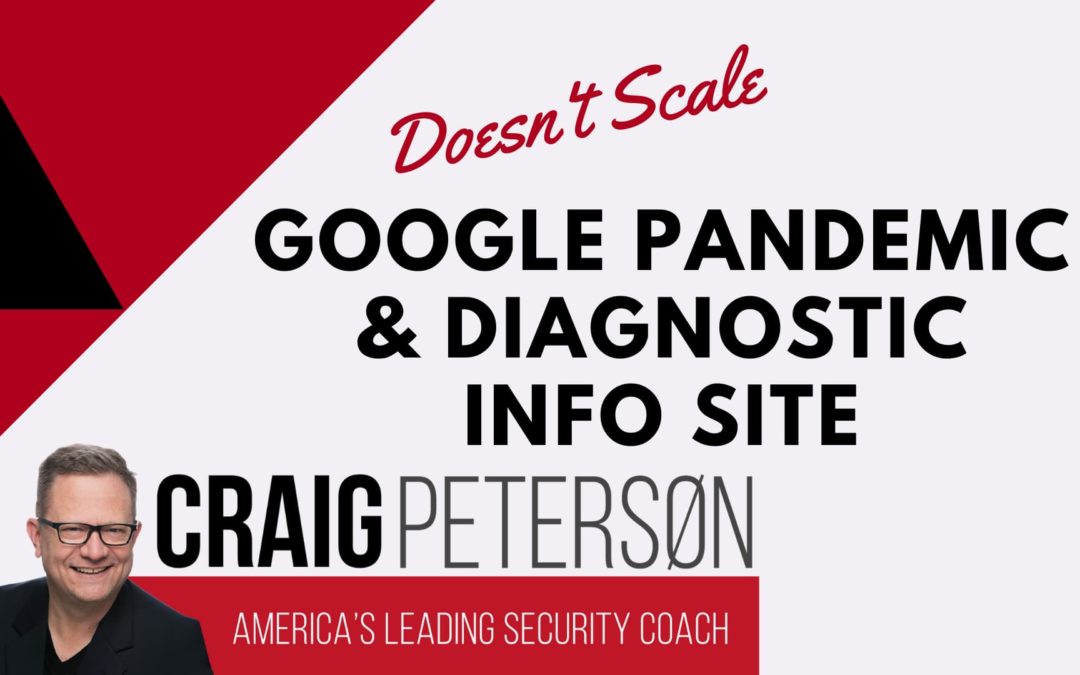 Inability to Scale Plagues Google’s Pandemic Information and Diagnostic Site