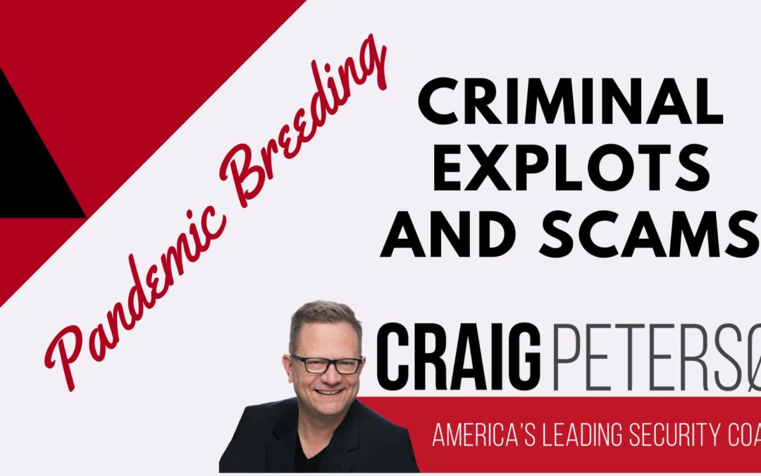 Pandemics breed criminal scams and exploits