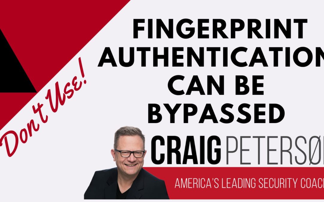 Fingerprint Authentication is Bypassable!